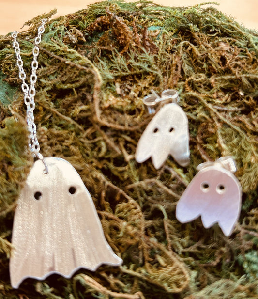 "Extinct" - Ghost Pendant