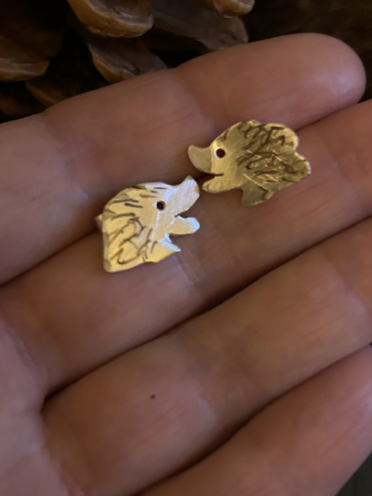 Hedgehog Stud Earrings