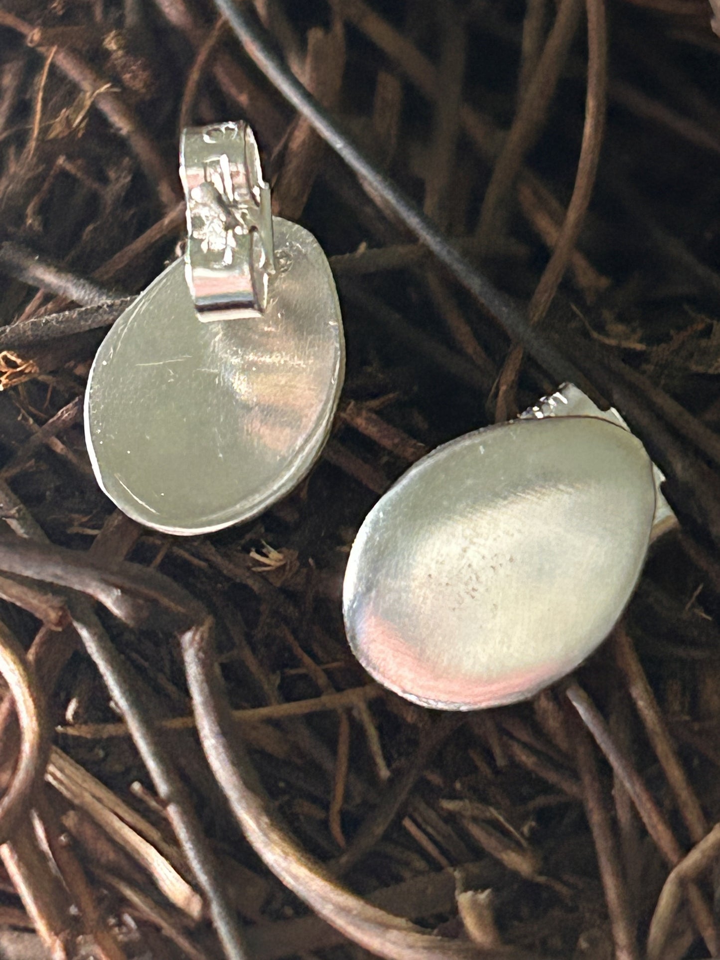 Bewick Swan Egg Stud Earrings
